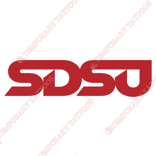San Diego State Aztecs Customize Temporary Tattoos Stickers NO.6105